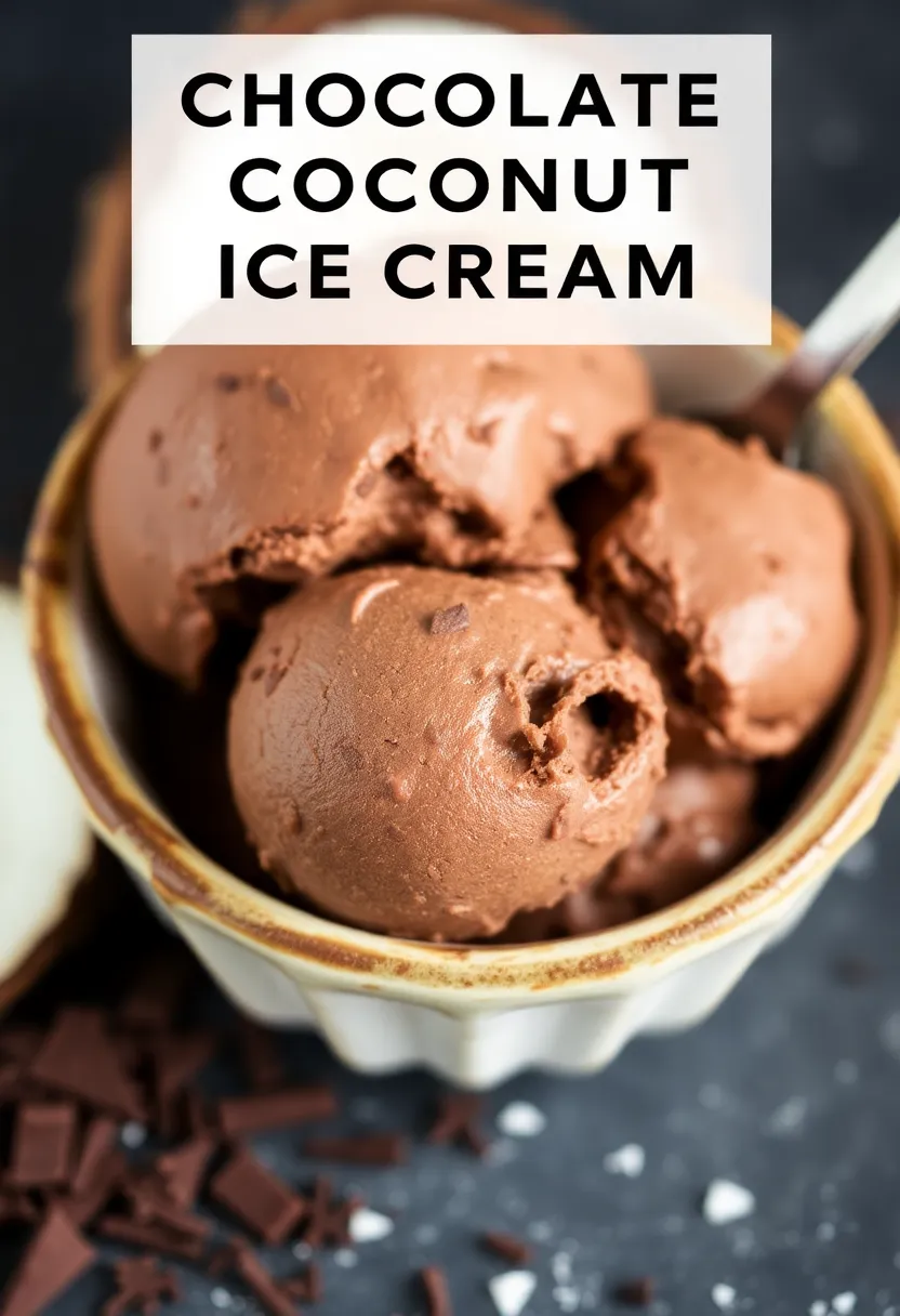 30 Gourmet Ice Cream Recipes Worth Making at Home 20 30 Gourmet Ice Cream Recipes Worth Making at Home - 20. Silky Chocolate Coconut Ice Cream