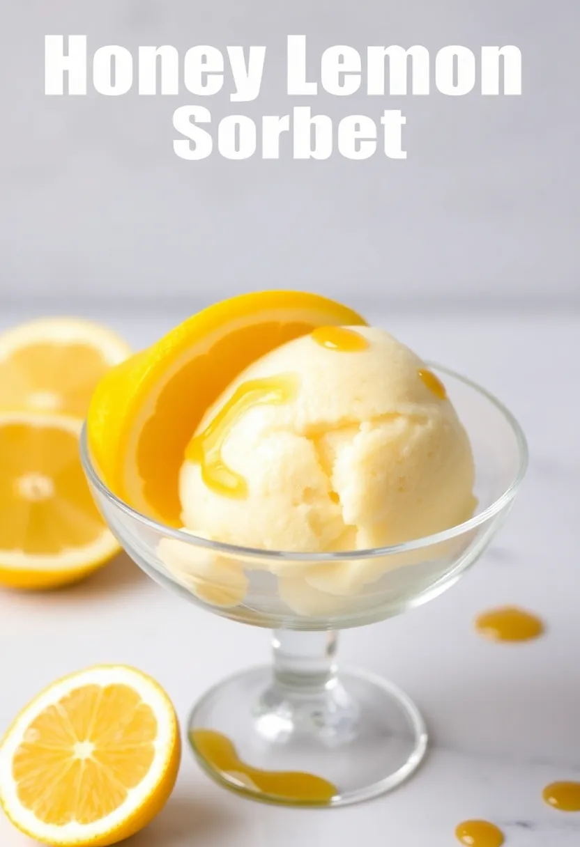 30 Gourmet Ice Cream Recipes Worth Making at Home 29 30 Gourmet Ice Cream Recipes Worth Making at Home - 29. Honey Lemon Sorbet