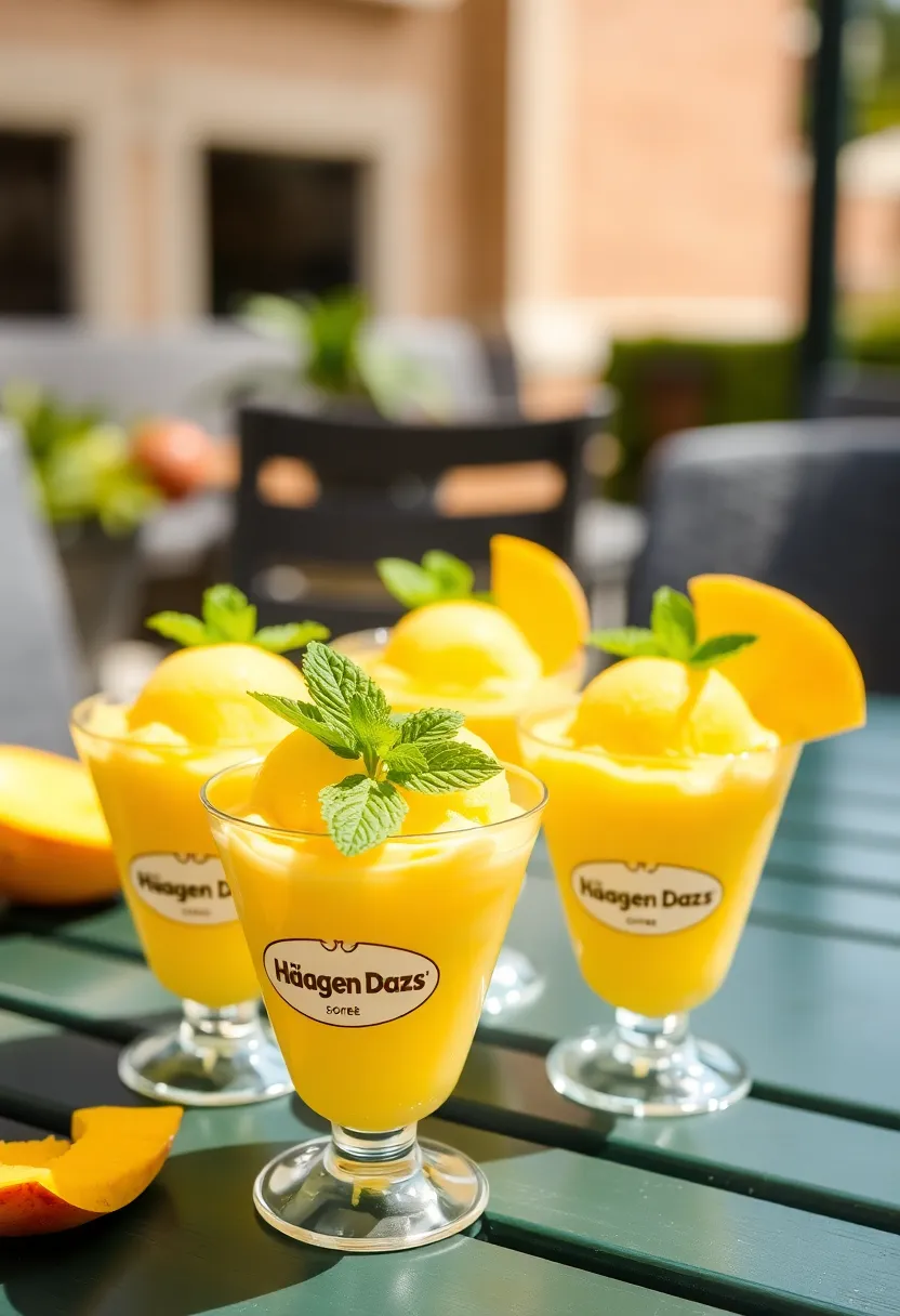 30 Haagen Dazs Ice Cream Recipes Inspired at Home 10 30 Haagen Dazs Ice Cream Recipes Inspired at Home - 10. Haagen Dazs Mango Sorbet Cups