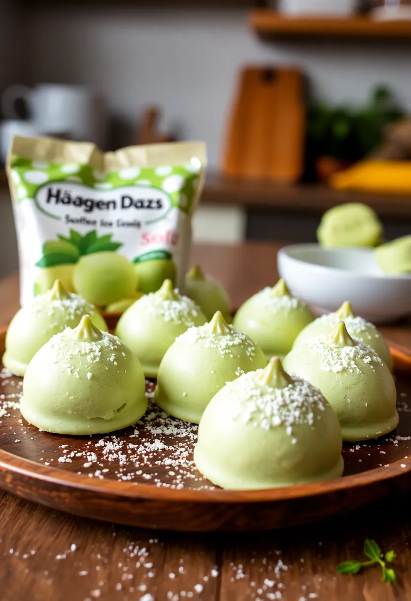 30 Haagen Dazs Ice Cream Recipes Inspired at Home 18 30 Haagen Dazs Ice Cream Recipes Inspired at Home - 18. Haagen Dazs Green Tea Ice Cream Mochi