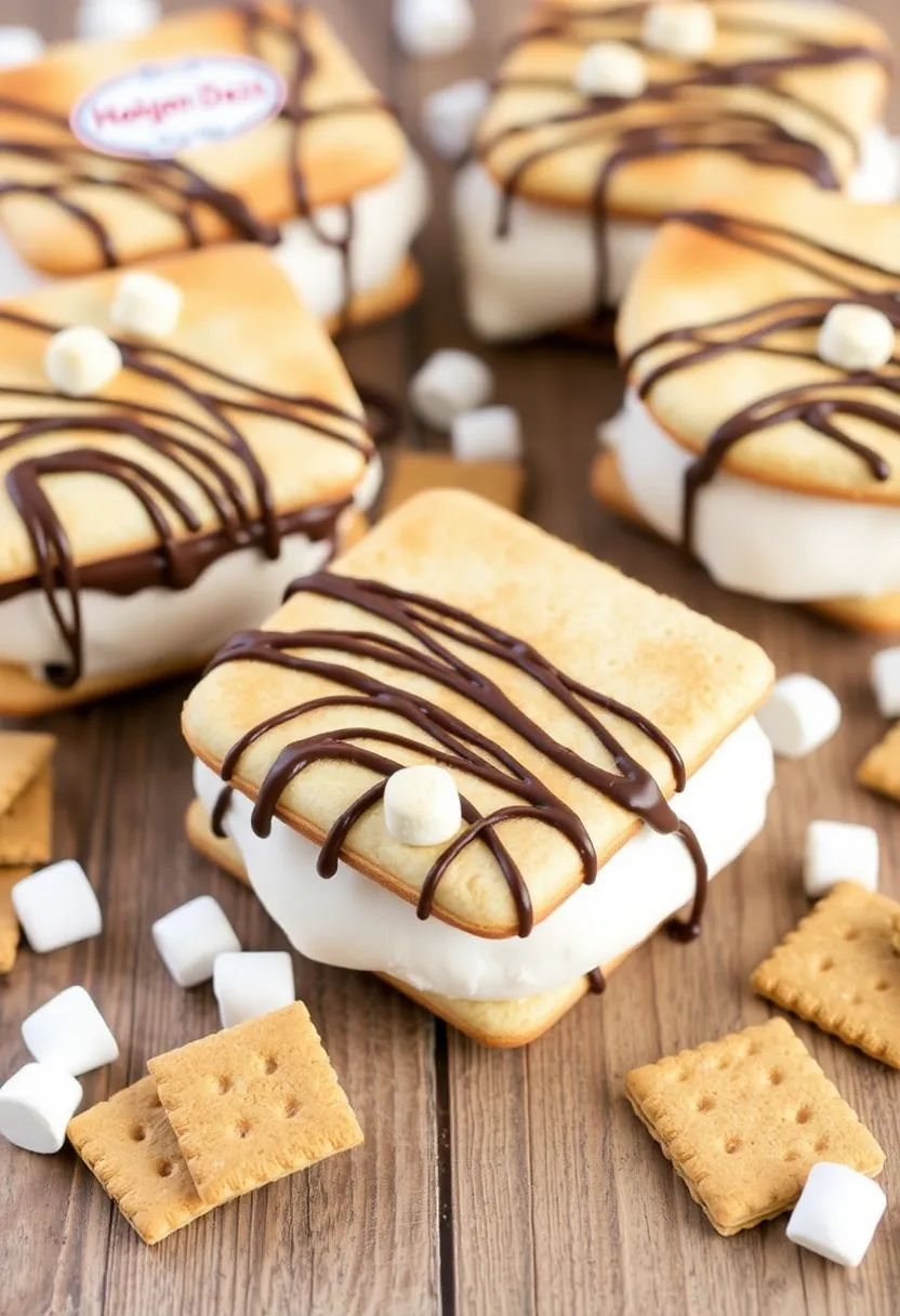 30 Haagen Dazs Ice Cream Recipes Inspired at Home 20 30 Haagen Dazs Ice Cream Recipes Inspired at Home - 20. Haagen Dazs S'mores Ice Cream Sandwich