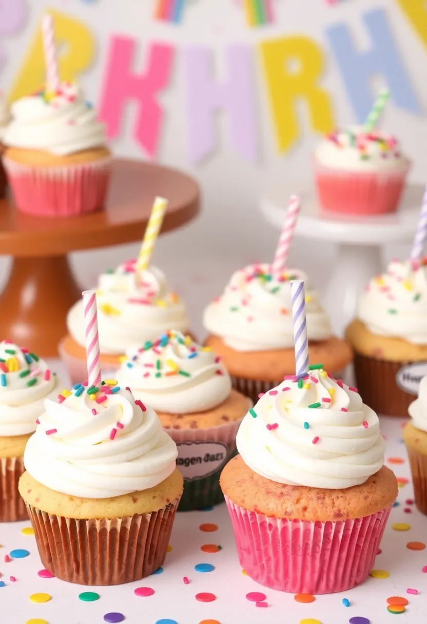 30 Haagen Dazs Ice Cream Recipes Inspired at Home 28 30 Haagen Dazs Ice Cream Recipes Inspired at Home - 28. Haagen Dazs Birthday Cake Ice Cream Cupcakes