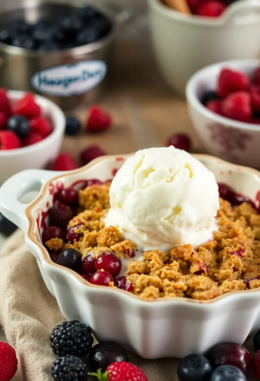 30 Haagen Dazs Ice Cream Recipes Inspired at Home 30 30 Haagen Dazs Ice Cream Recipes Inspired at Home - 30. Haagen Dazs Berry Crumble