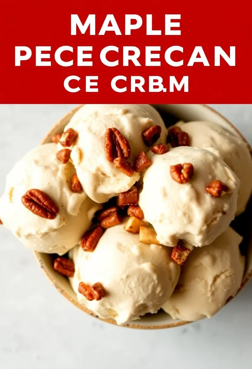 30 Healthy Ice Cream Recipes Clean Eating Approved - 18. Maple Pecan Ice Cream