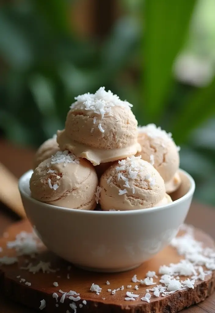30 Healthy Ice Cream Recipes Clean Eating Approved - 24. Coconut Cacao Ice Cream