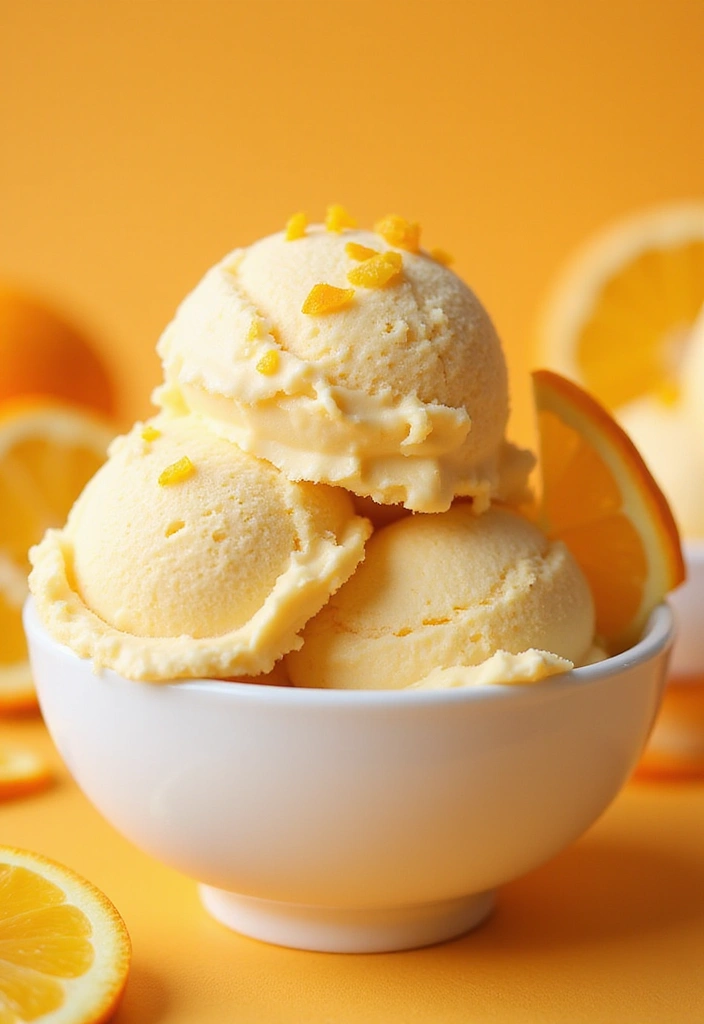 30 Healthy Ice Cream Recipes Clean Eating Approved - 27. Orange Creamsicle Ice Cream