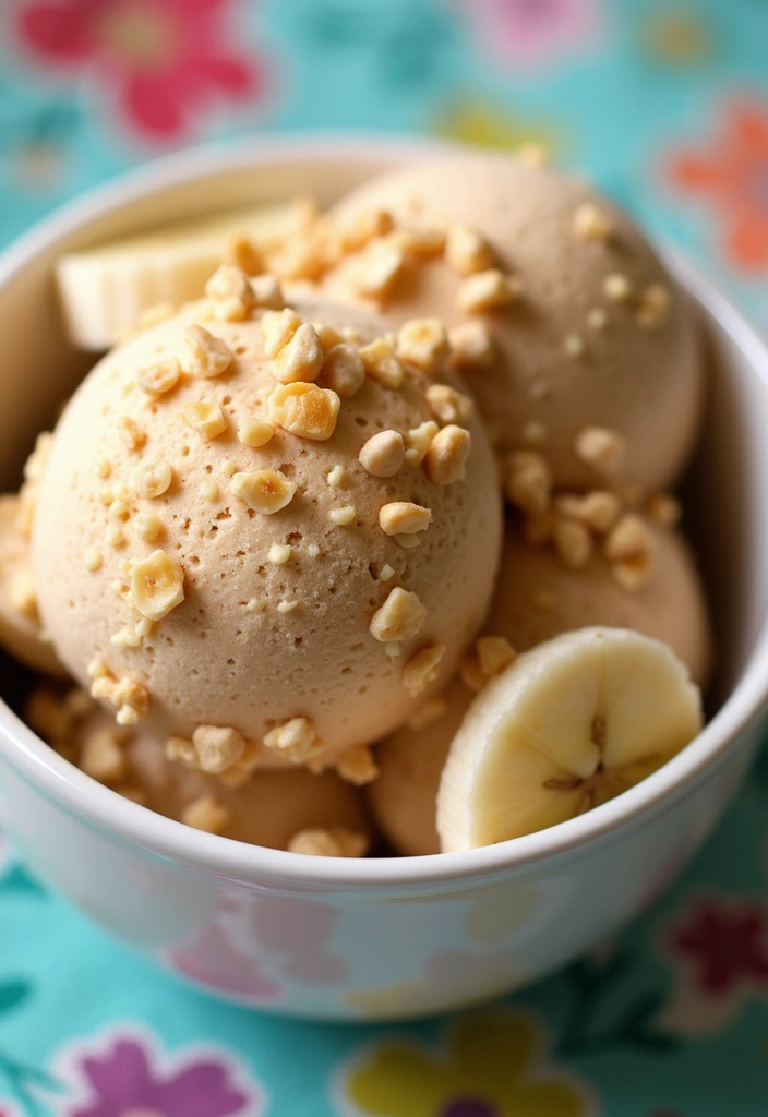 30 Healthy Ice Cream Recipes Clean Eating Approved - 5. Creamy Peanut Butter Banana Ice Cream