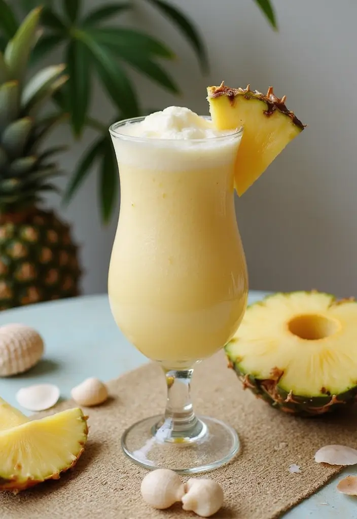 30 Ice Cream Float Recipes Everyone Can Enjoy - 13. Pina Colada Float