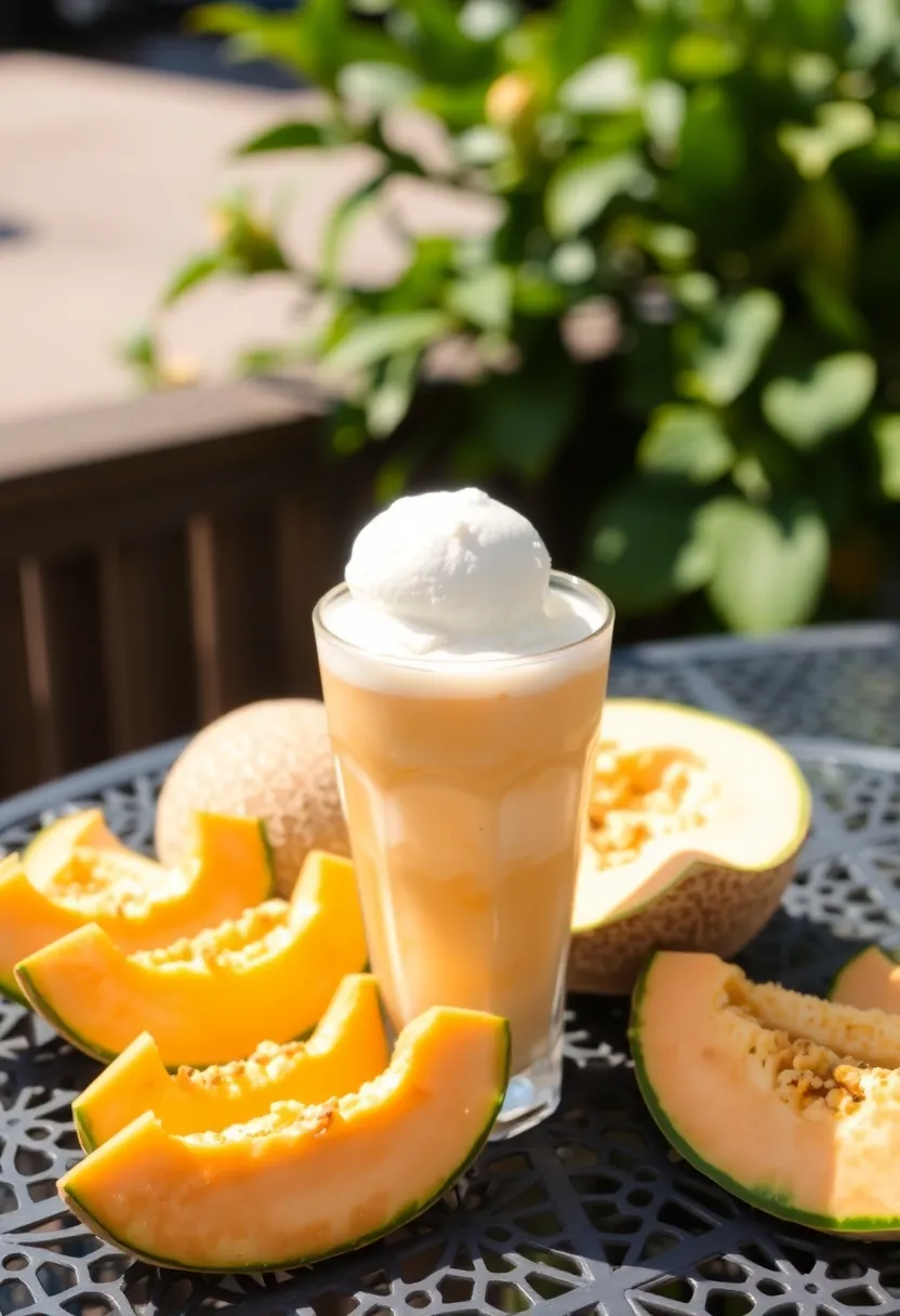 30 Ice Cream Float Recipes Everyone Can Enjoy - 25. Creamy Cantaloupe Float