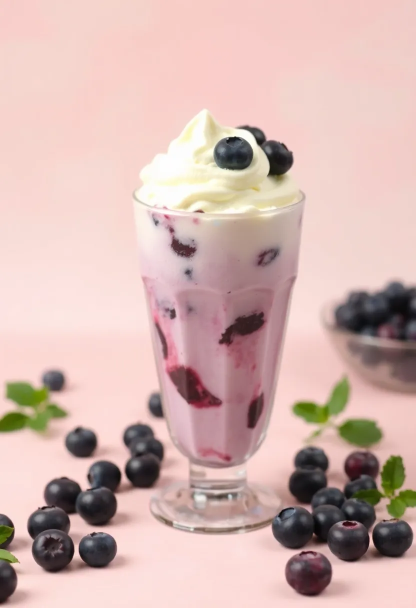 30 Ice Cream Float Recipes Everyone Can Enjoy - 30. Creamy Blueberry Float