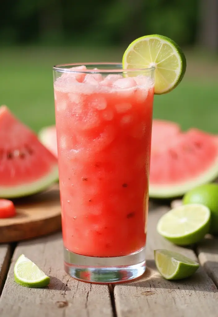 30 Ice Cream Float Recipes Everyone Can Enjoy - 6. Watermelon Lime Float