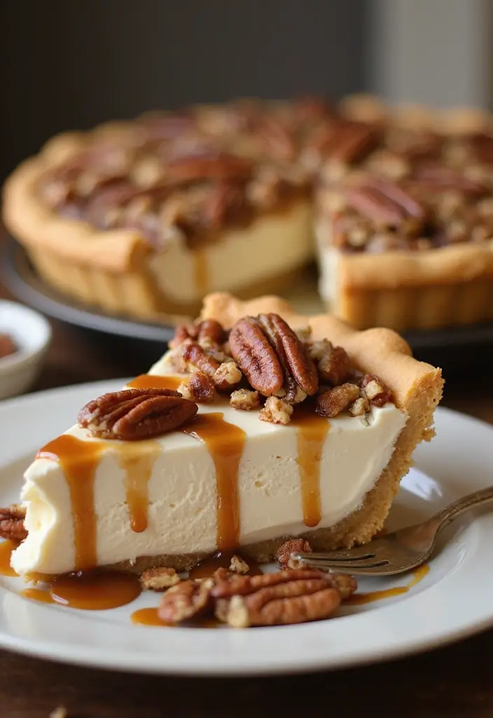 30 Ice Cream Pies Recipes That Are Always a Hit 11 30 Ice Cream Pies Recipes That Are Always a Hit - 11. Caramel Pecan Ice Cream Pie