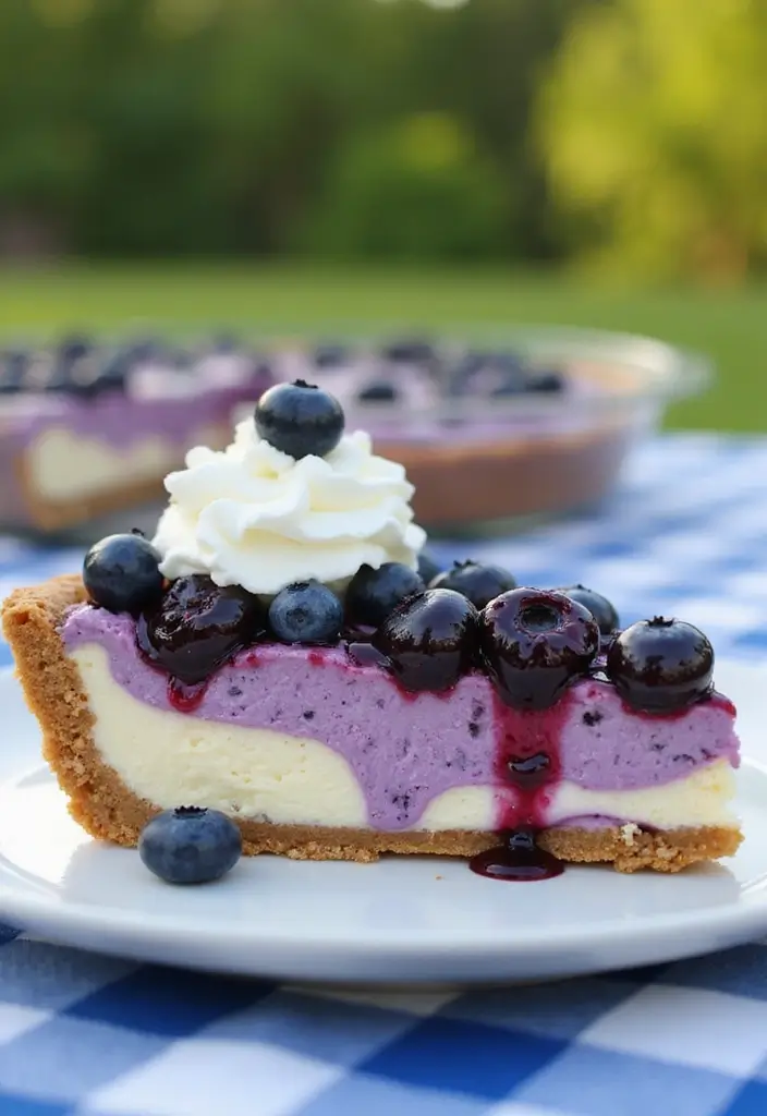 30 Ice Cream Pies Recipes That Are Always a Hit 12 30 Ice Cream Pies Recipes That Are Always a Hit - 12. Blueberry Cheesecake Ice Cream Pie