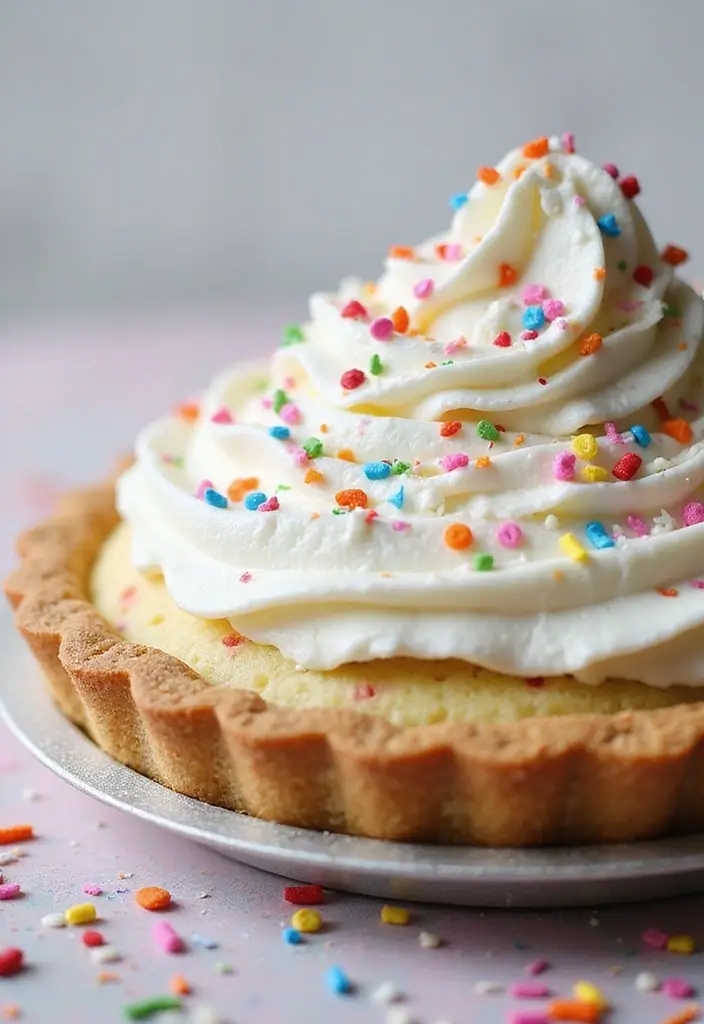 30 Ice Cream Pies Recipes That Are Always a Hit 14 30 Ice Cream Pies Recipes That Are Always a Hit - 14. Birthday Cake Ice Cream Pie