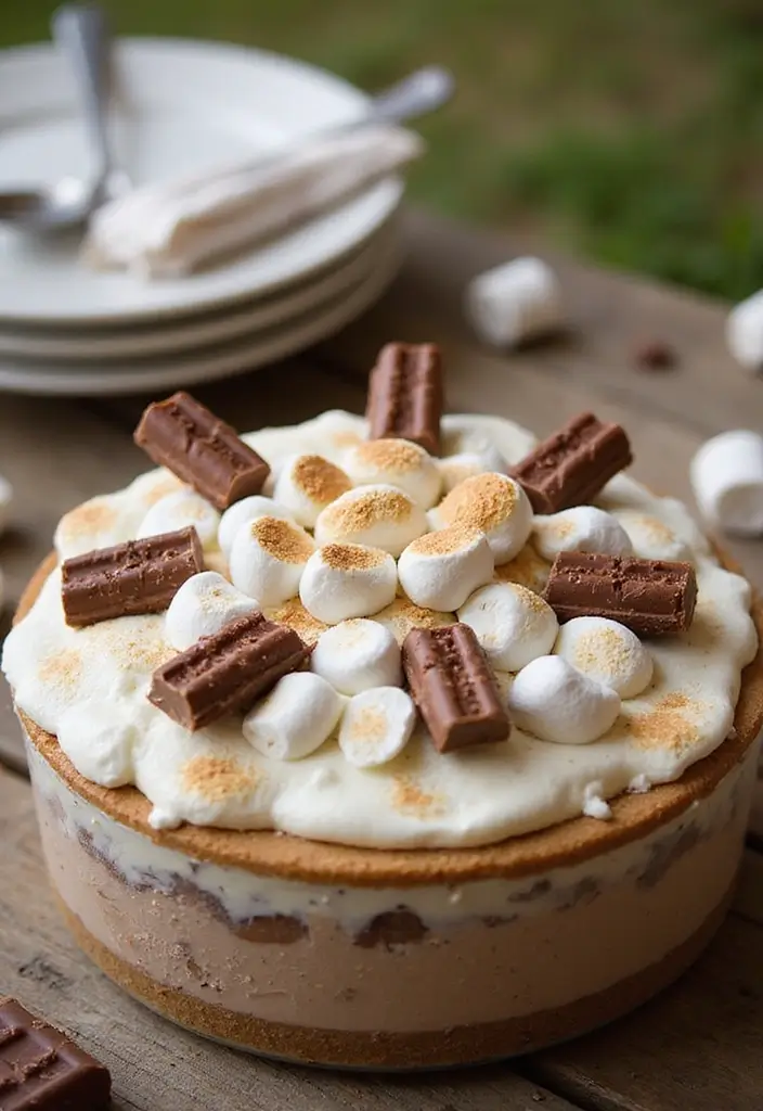 30 Ice Cream Pies Recipes That Are Always a Hit 15 30 Ice Cream Pies Recipes That Are Always a Hit - 15. S'mores Ice Cream Pie