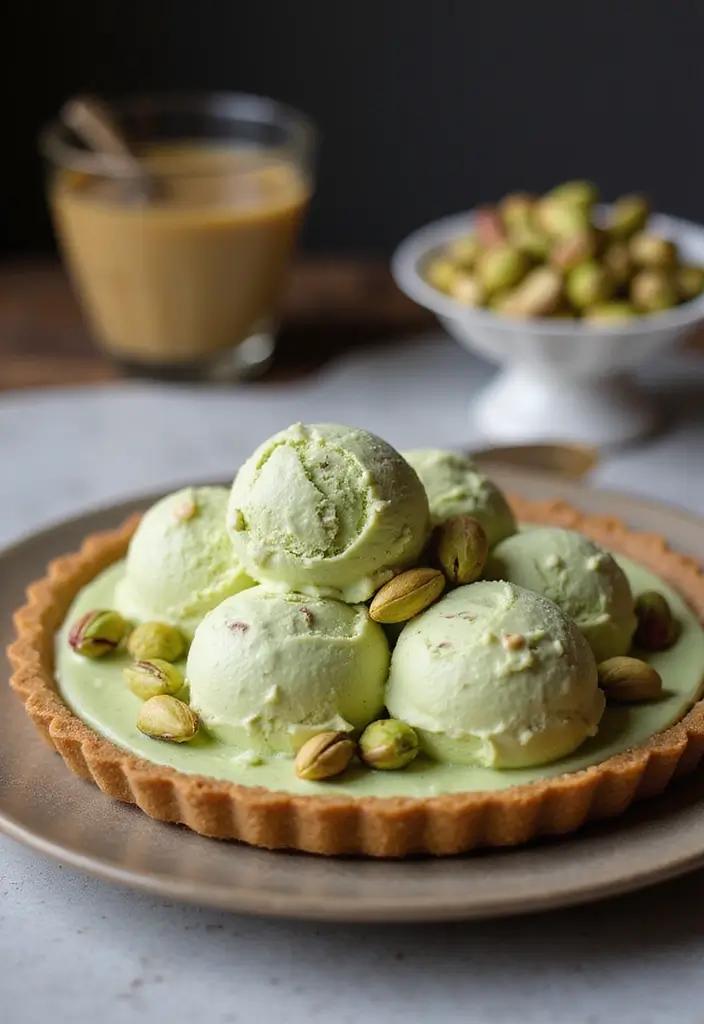 30 Ice Cream Pies Recipes That Are Always a Hit 18 30 Ice Cream Pies Recipes That Are Always a Hit - 18. Pistachio Ice Cream Pie