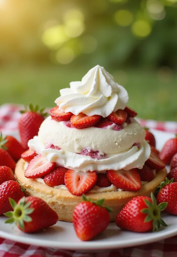 30 Ice Cream Pies Recipes That Are Always a Hit 2 30 Ice Cream Pies Recipes That Are Always a Hit - 2. Strawberry Shortcake Ice Cream Pie