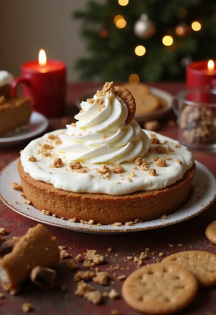 30 Ice Cream Pies Recipes That Are Always a Hit 21 30 Ice Cream Pies Recipes That Are Always a Hit - 21. Gingerbread Ice Cream Pie