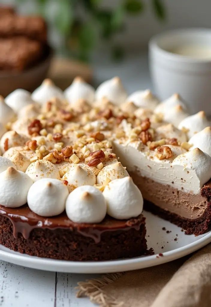 30 Ice Cream Pies Recipes That Are Always a Hit 7 30 Ice Cream Pies Recipes That Are Always a Hit - 7. Rocky Road Ice Cream Pie