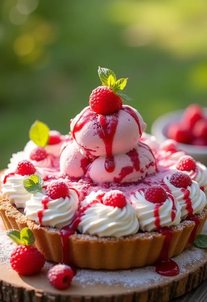 30 Ice Cream Pies Recipes That Are Always a Hit 8 30 Ice Cream Pies Recipes That Are Always a Hit - 8. Raspberry Swirl Ice Cream Pie