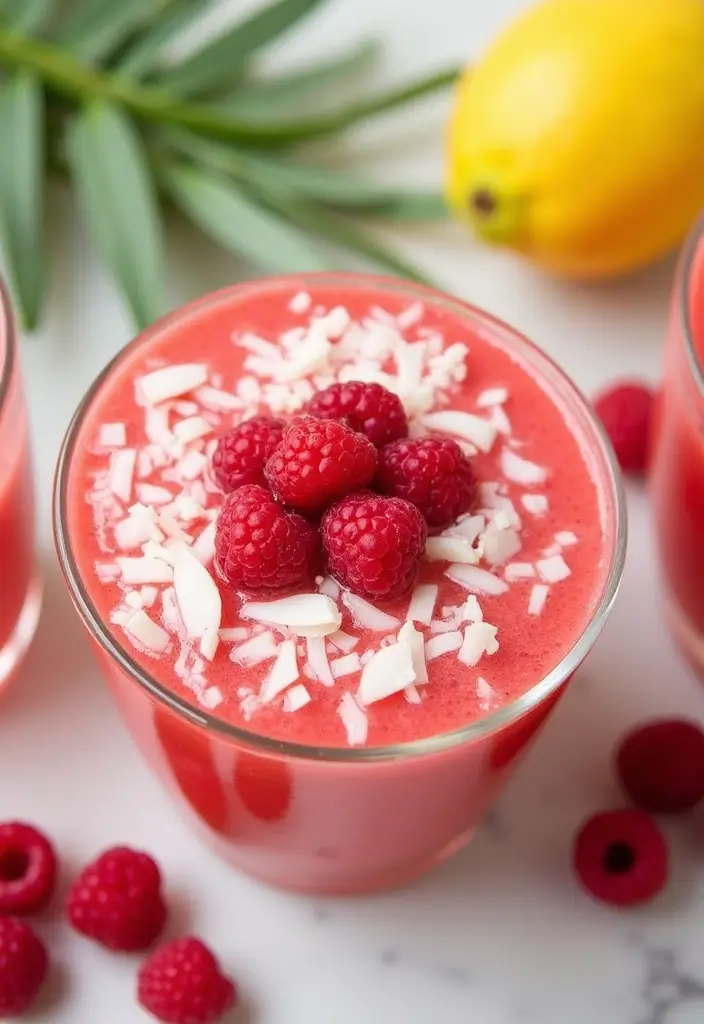 30 Ice Cream Punch Recipes Fun for Every Party - 13. Raspberry Coconut Punch