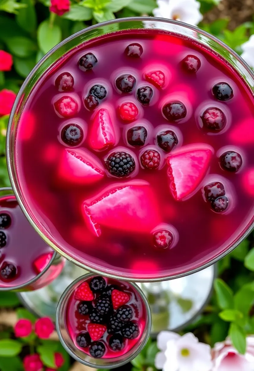 30 Ice Cream Punch Recipes Fun for Every Party - 21. Blackberry Vanilla Punch
