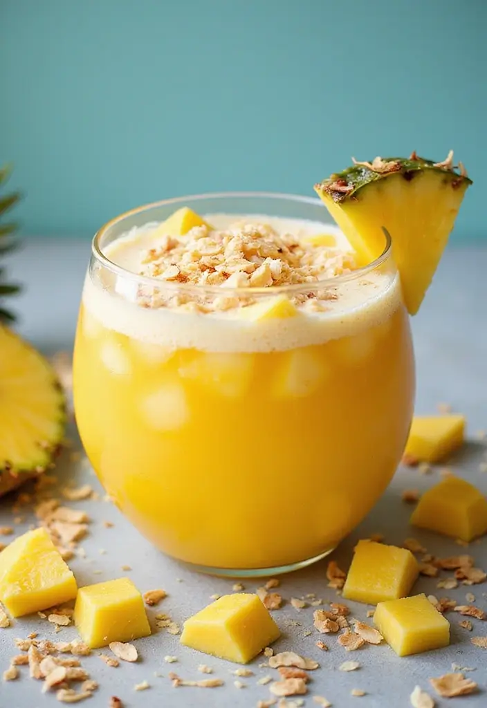 30 Ice Cream Punch Recipes Fun for Every Party - 25. Pineapple Coconut Dream Punch