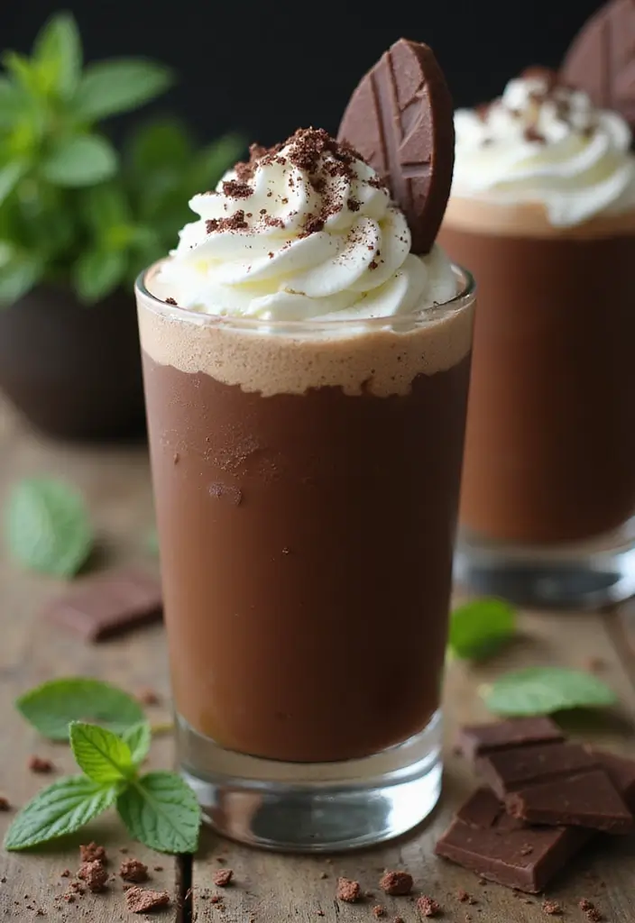 30 Ice Cream Punch Recipes Fun for Every Party - 3. Chocolate Mint Delight