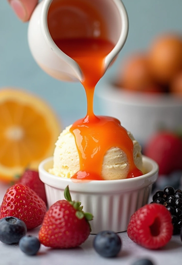 30 Ice Cream Sauce Recipes You’ll Want on Everything 19 30 Ice Cream Sauce Recipes You’ll Want on Everything - 19. Citrus Berry Sauce