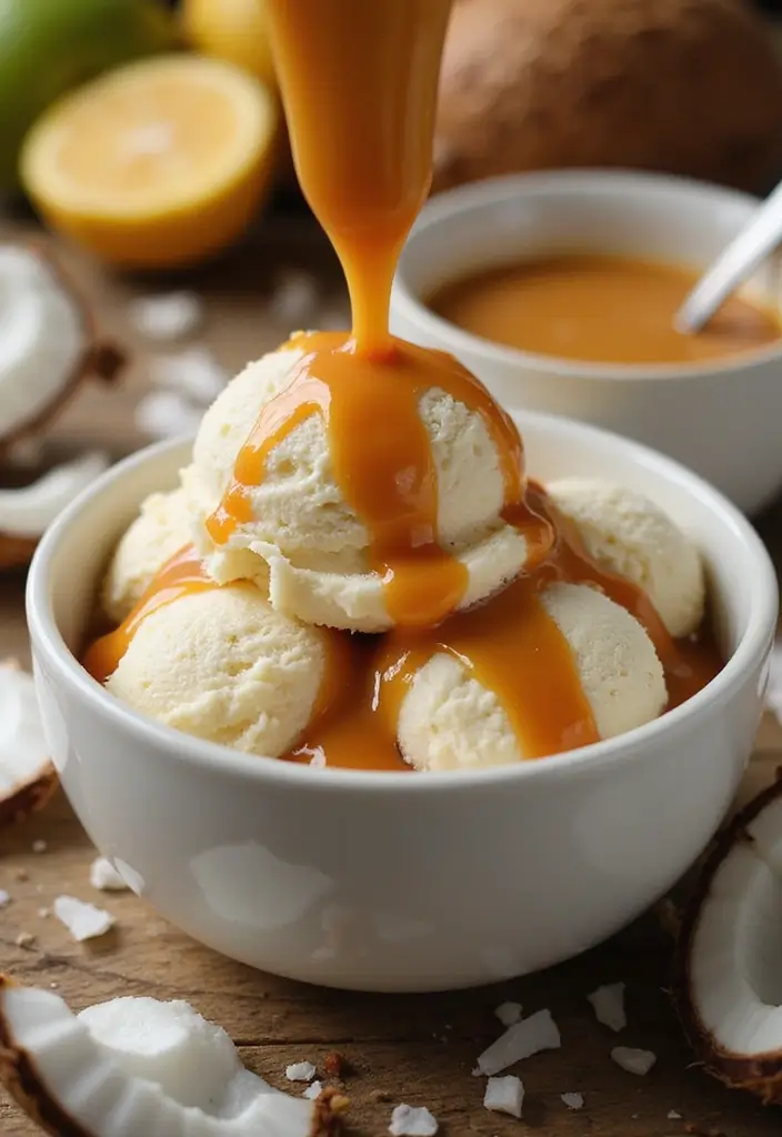 30 Ice Cream Sauce Recipes You’ll Want on Everything 2 30 Ice Cream Sauce Recipes You’ll Want on Everything - 2. Creamy Coconut Caramel Sauce