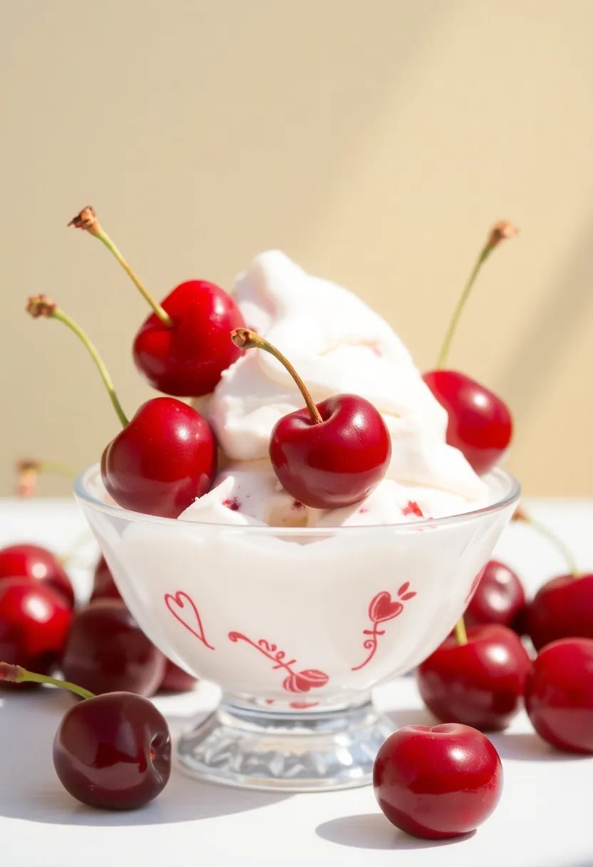 30 Ninja Creami Ice Cream Recipes Low Sugar and Flavorful - 15. Cherry Vanilla Dream