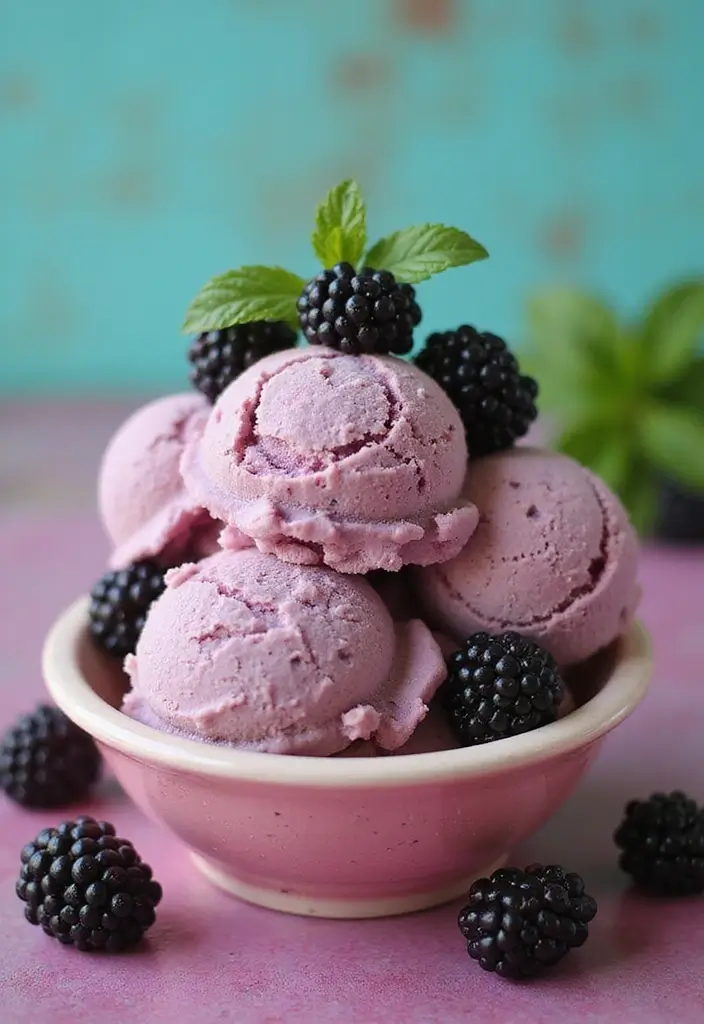 30 Ninja Ice Cream Maker Recipes Everyone Can Try 12 30 Ninja Ice Cream Maker Recipes Everyone Can Try - 12. Blackberry Mint Ice Cream