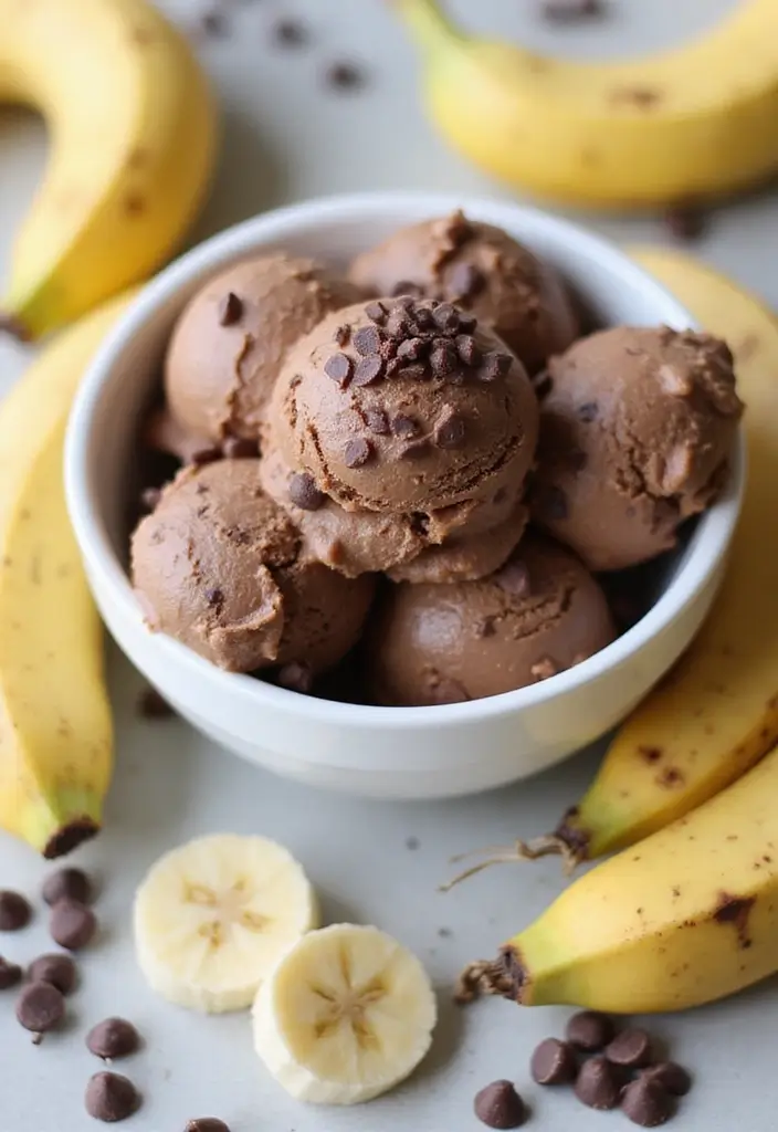 30 Ninja Ice Cream Maker Recipes Everyone Can Try 14 30 Ninja Ice Cream Maker Recipes Everyone Can Try - 14. Dark Chocolate Chip Banana Ice Cream