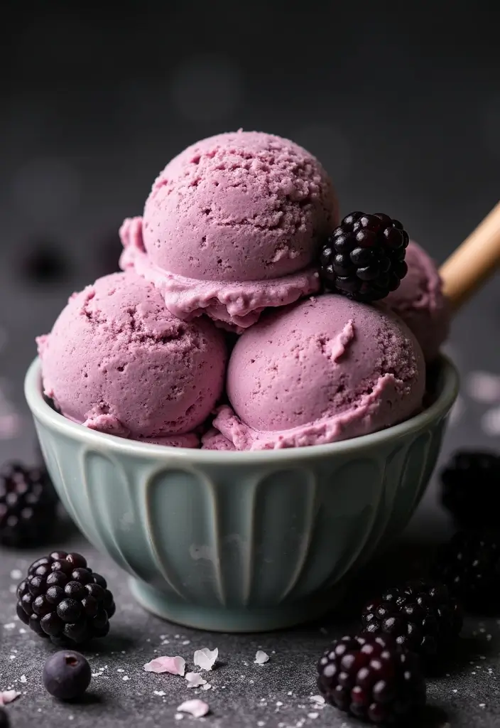 30 Ninja Ice Cream Maker Recipes Everyone Can Try 21 30 Ninja Ice Cream Maker Recipes Everyone Can Try - 21. Blackberry Coconut Ice Cream