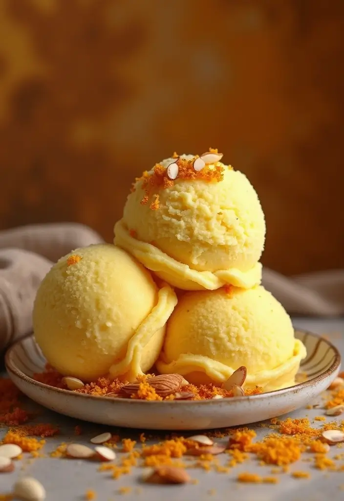 30 Ninja Ice Cream Maker Recipes Everyone Can Try 27 30 Ninja Ice Cream Maker Recipes Everyone Can Try - 27. Saffron Almond Ice Cream