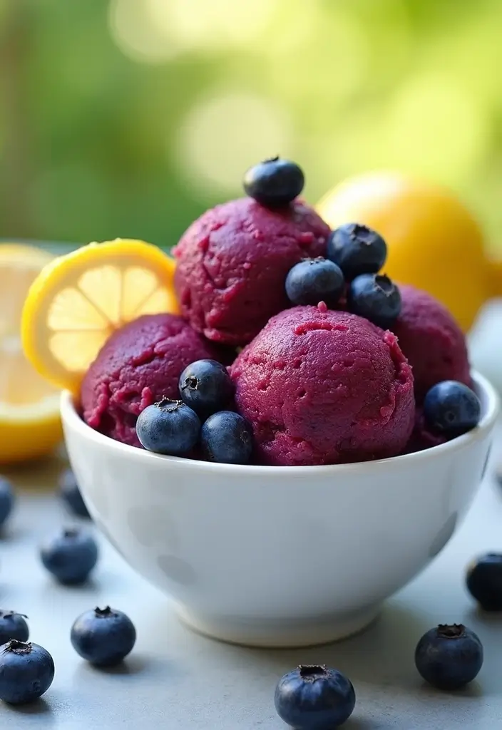 30 Ninja Ice Cream Maker Recipes Everyone Can Try 30 30 Ninja Ice Cream Maker Recipes Everyone Can Try - 30. Blueberry Lemon Sorbet