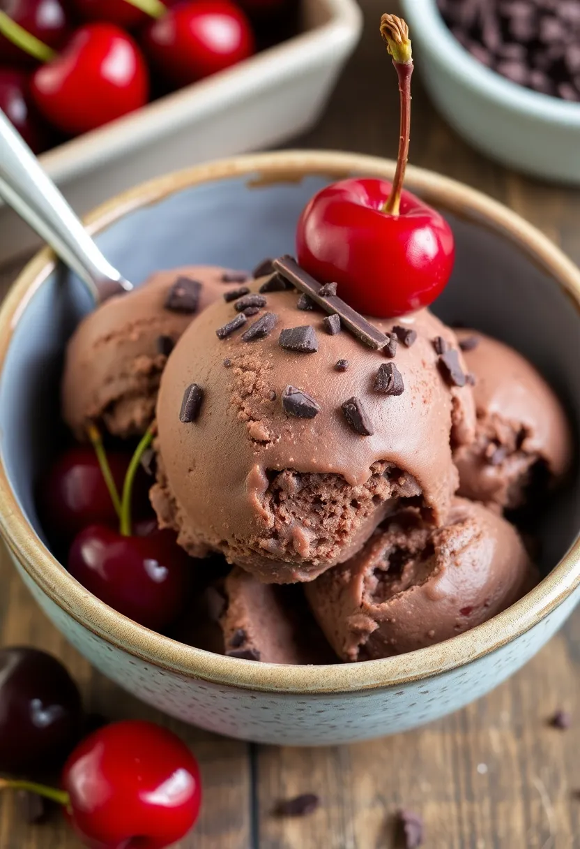 30 Pint Ice Cream Maker Recipes You’ll Love to Try 11 30 Pint Ice Cream Maker Recipes You’ll Love to Try - 11. Chocolate Cherry Fudge