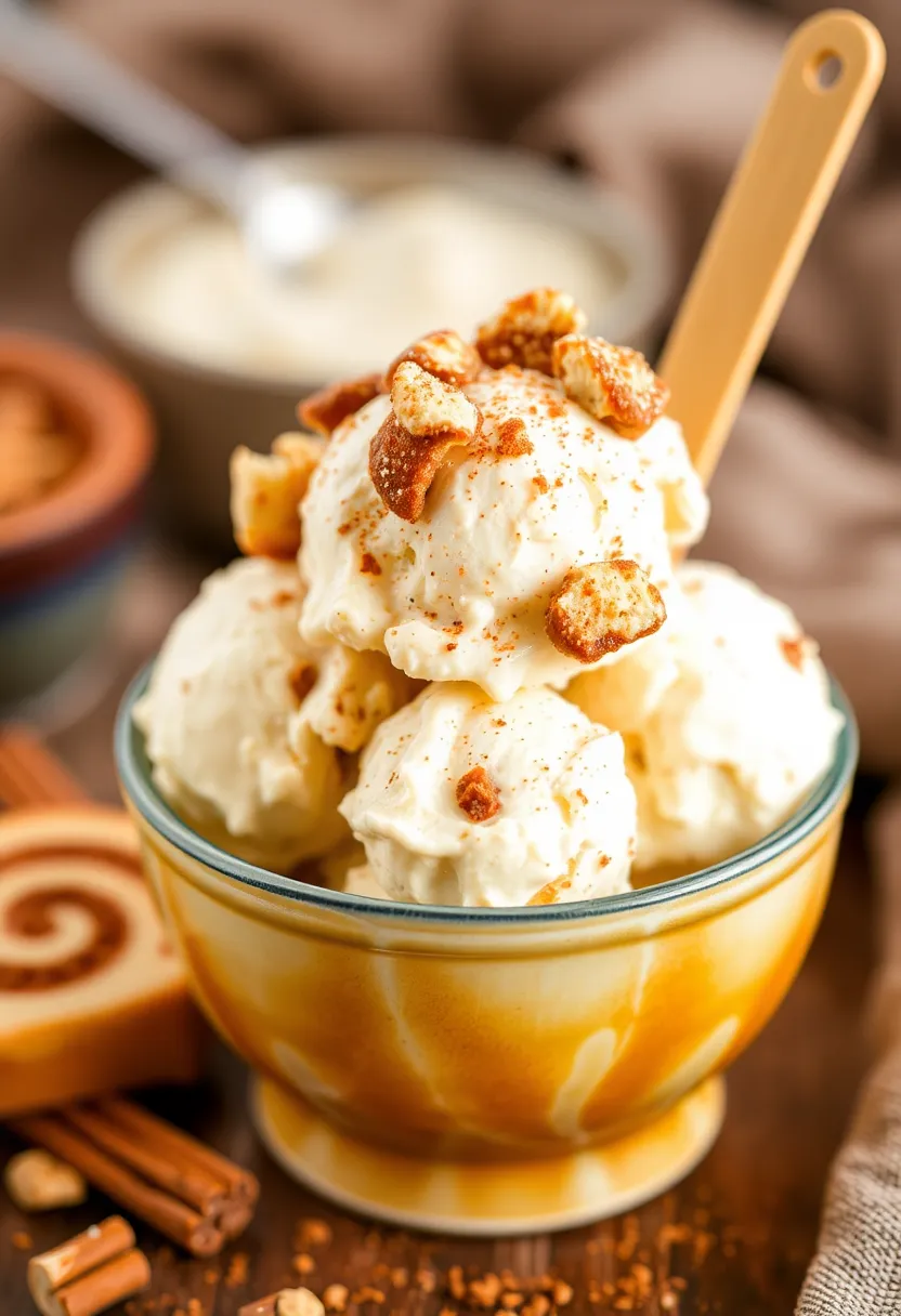 30 Pint Ice Cream Maker Recipes You’ll Love to Try 18 30 Pint Ice Cream Maker Recipes You’ll Love to Try - 18. Cinnamon Roll Indulgence