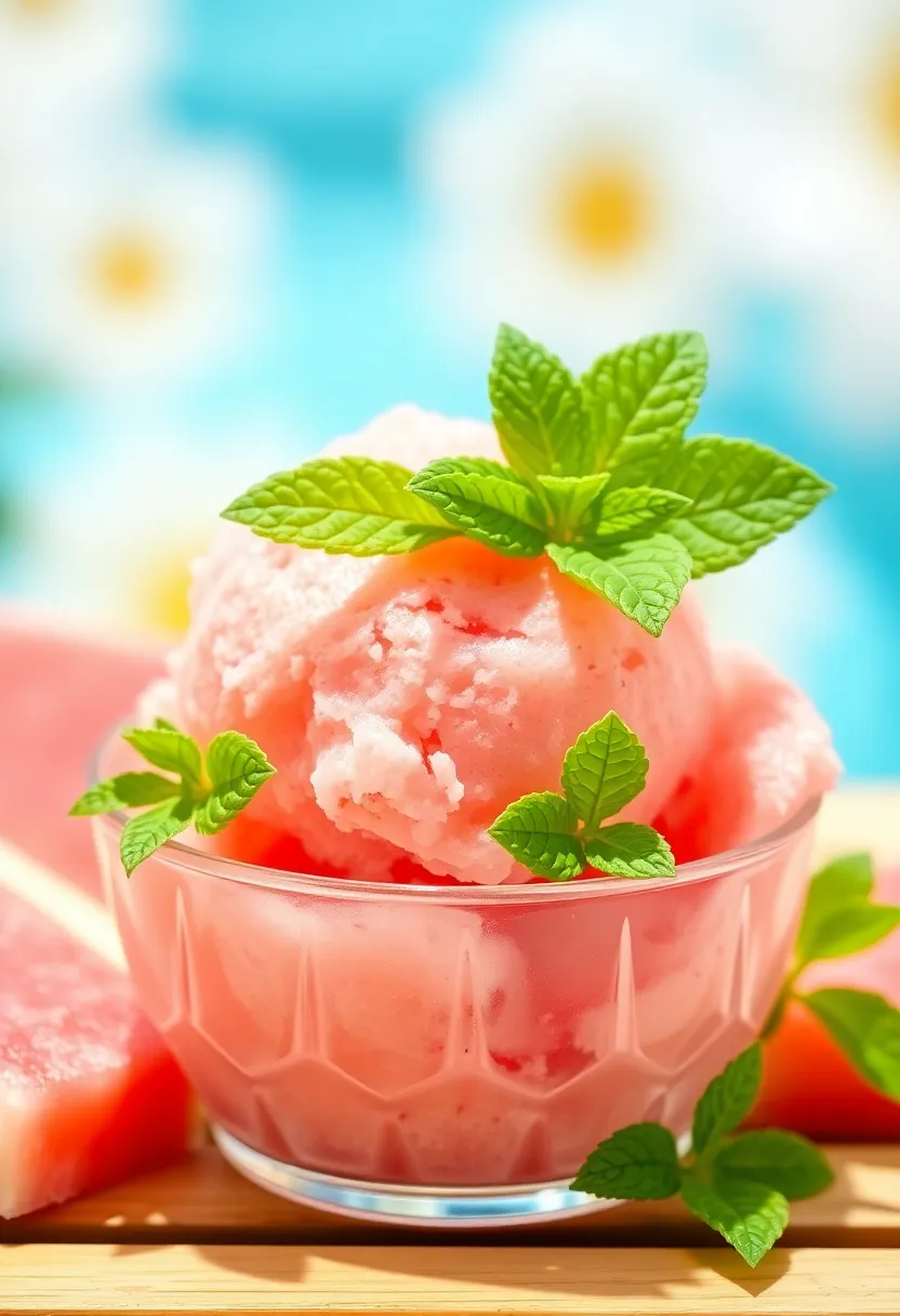 30 Pint Ice Cream Maker Recipes You’ll Love to Try 22 30 Pint Ice Cream Maker Recipes You’ll Love to Try - 22. Watermelon Mint Sorbet
