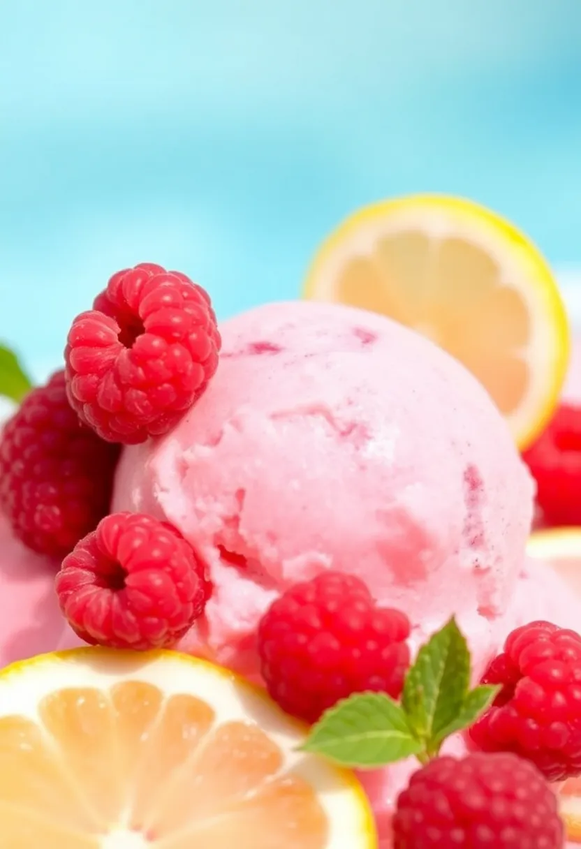 30 Pint Ice Cream Maker Recipes You’ll Love to Try 23 30 Pint Ice Cream Maker Recipes You’ll Love to Try - 23. Raspberry Lemonade Sorbet