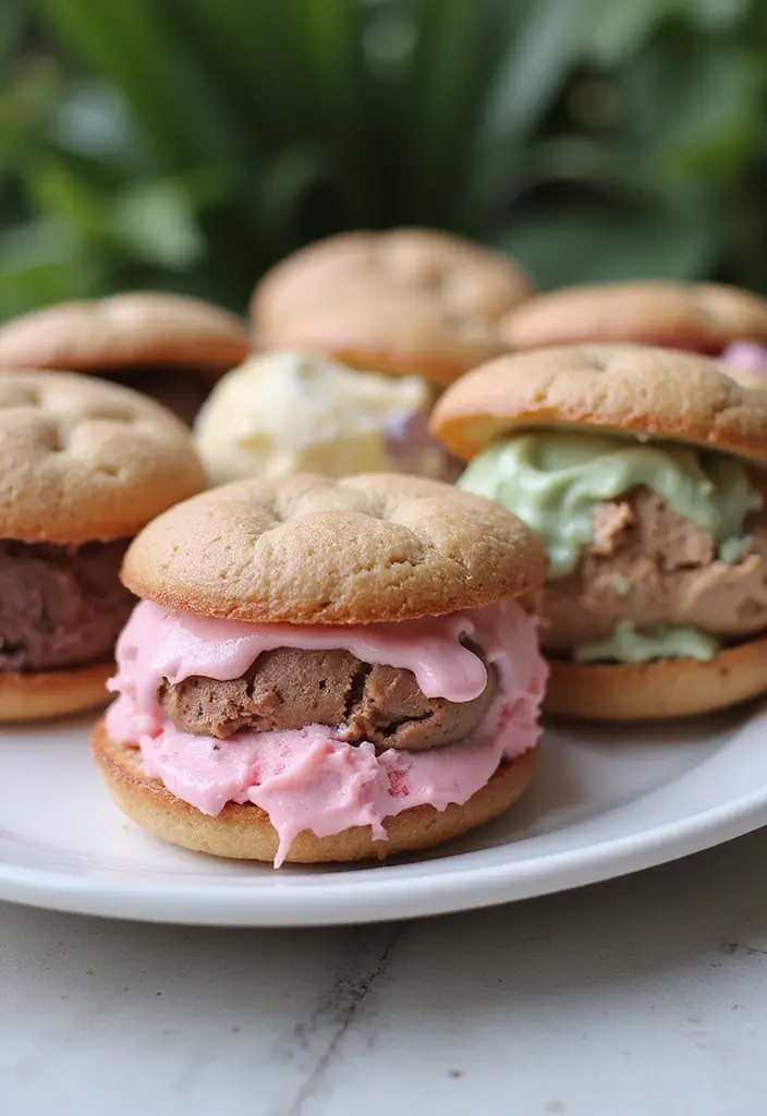 30 Recipes Using Ice Cream Sandwiches That Wow Guests 17 30 Recipes Using Ice Cream Sandwiches That Wow Guests - 17. Neapolitan Ice Cream Sandwiches