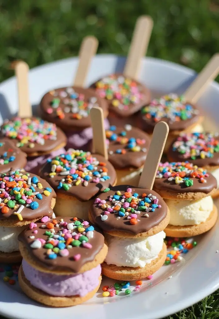 30 Recipes Using Ice Cream Sandwiches That Wow Guests 2 30 Recipes Using Ice Cream Sandwiches That Wow Guests - 2. Ice Cream Sandwich Pops