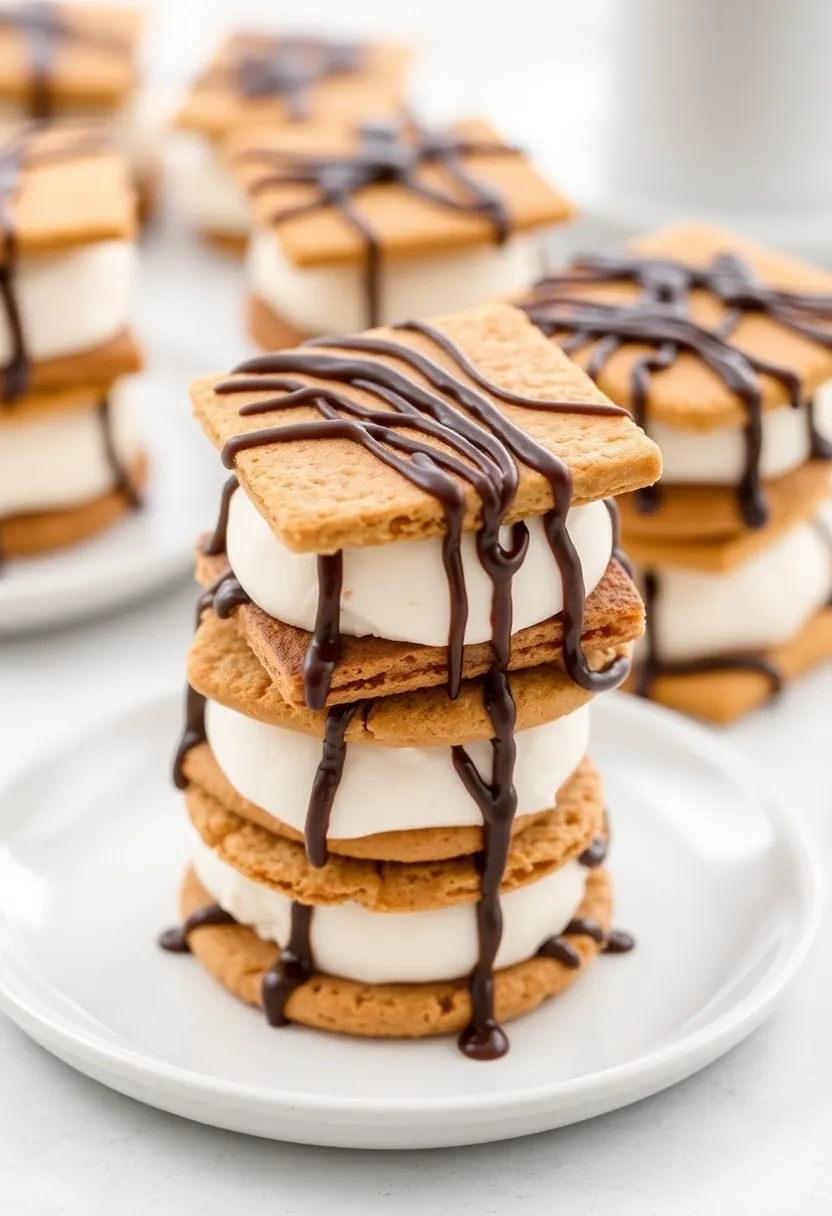 30 Recipes Using Ice Cream Sandwiches That Wow Guests 29 30 Recipes Using Ice Cream Sandwiches That Wow Guests - 29. Ice Cream Sandwich S'more Stacks