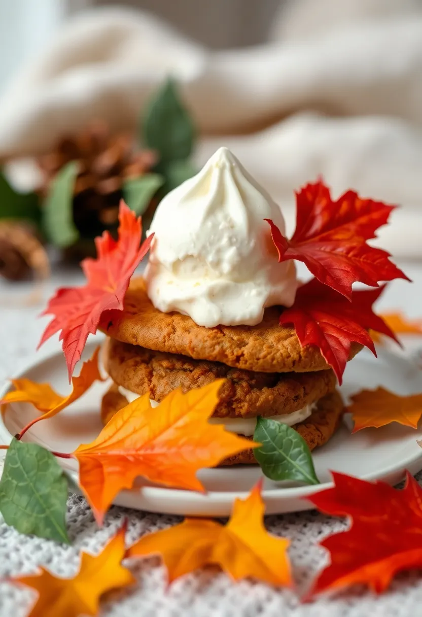 30 Recipes with Vanilla Ice Cream You’ll Make Again and Again 14 30 Recipes with Vanilla Ice Cream You’ll Make Again and Again - 14. Vanilla Ice Cream and Pumpkin Spice Cookies
