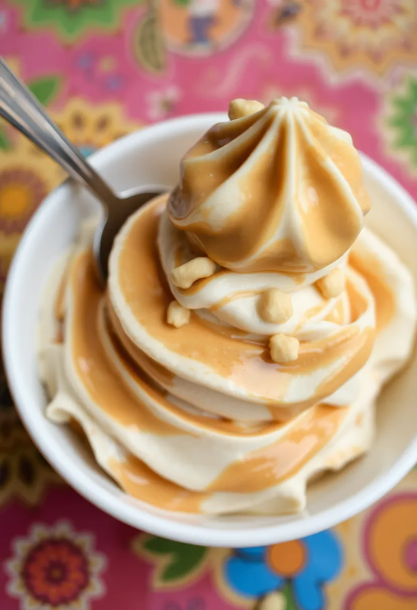 30 Recipes with Vanilla Ice Cream You’ll Make Again and Again 17 30 Recipes with Vanilla Ice Cream You’ll Make Again and Again - 17. Vanilla Ice Cream and Peanut Butter Swirl