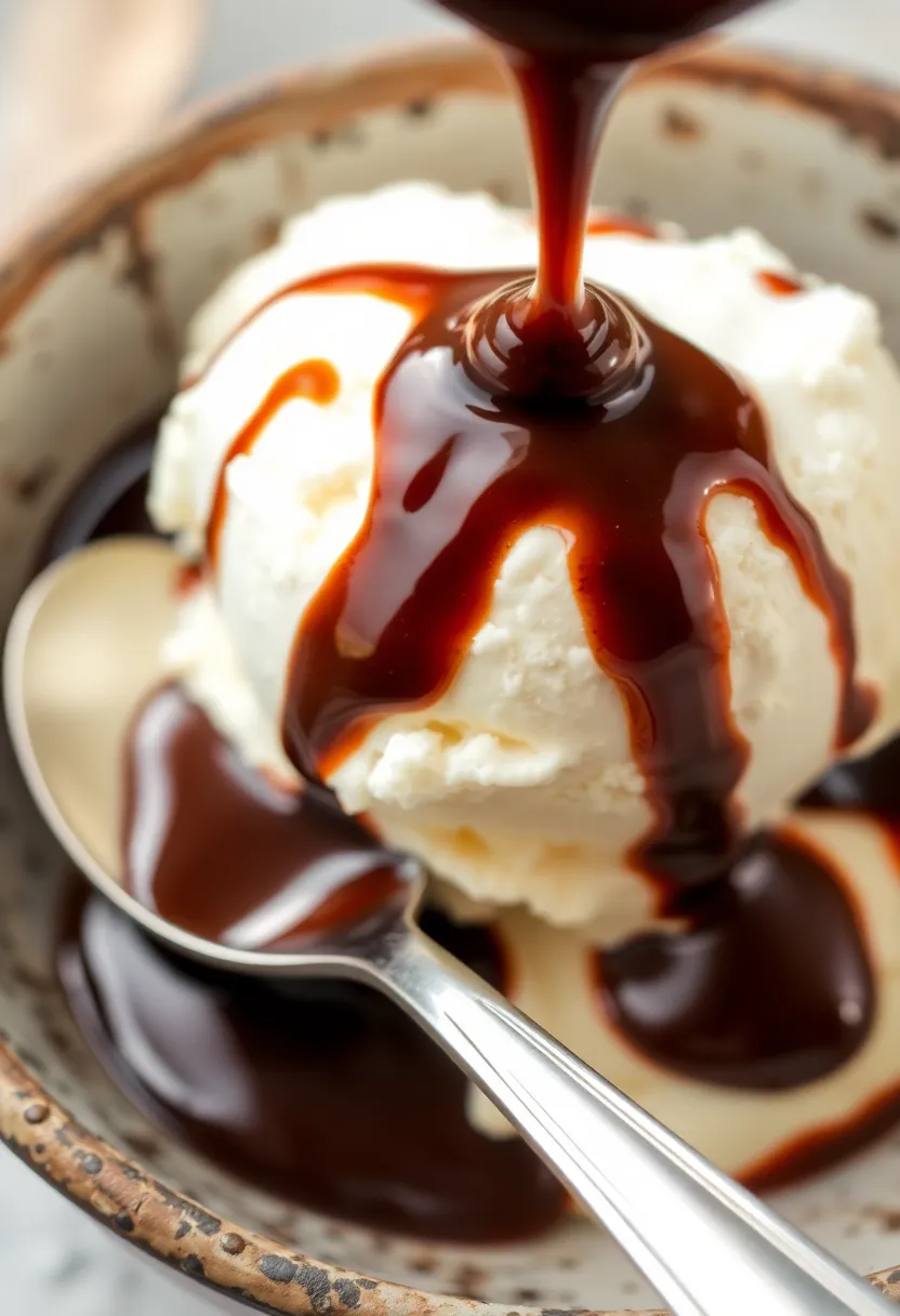 30 Recipes with Vanilla Ice Cream You’ll Make Again and Again 25 30 Recipes with Vanilla Ice Cream You’ll Make Again and Again - 25. Vanilla Ice Cream with Chocolate Sauce