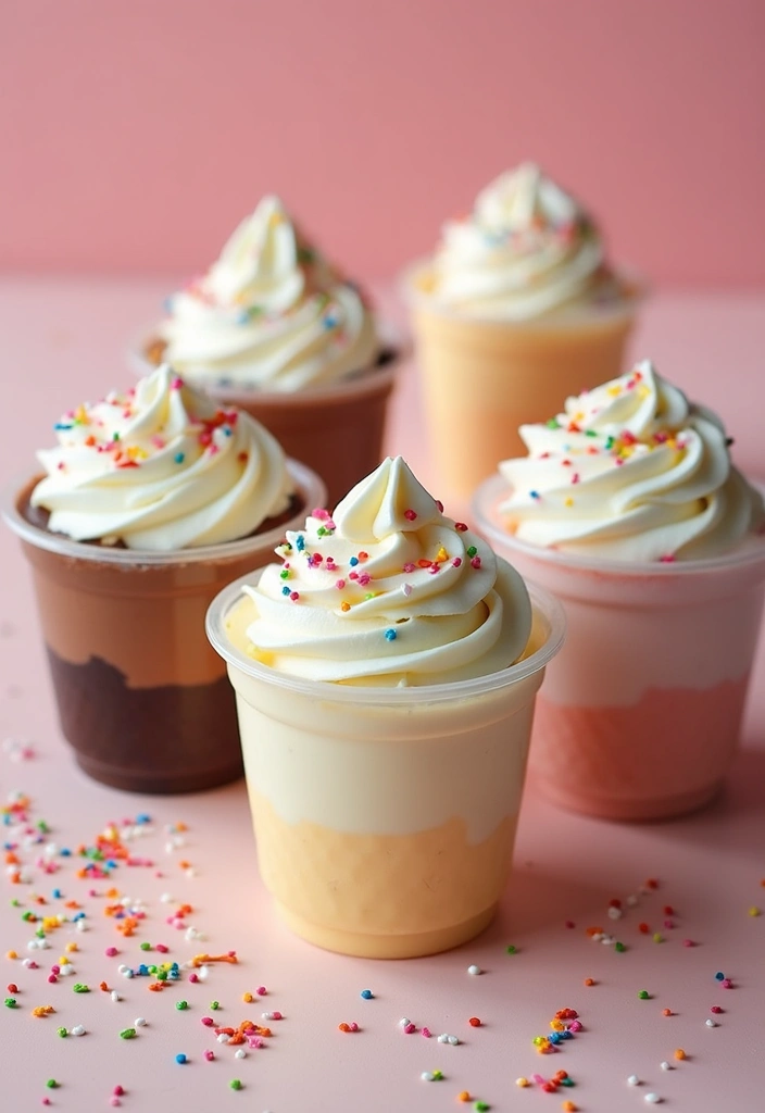 30 Simple and Creative Recipes with Ice Cream 11 30 Simple and Creative Recipes with Ice Cream - 11. Pudding Ice Cream Cups