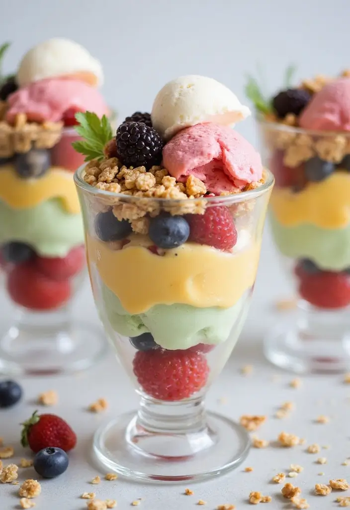 30 Simple and Creative Recipes with Ice Cream 14 30 Simple and Creative Recipes with Ice Cream - 14. Ice Cream Parfaits