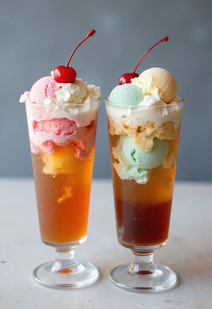30 Simple and Creative Recipes with Ice Cream 2 30 Simple and Creative Recipes with Ice Cream - 2. Ice Cream Floats