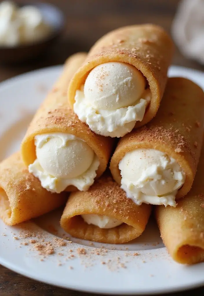 30 Simple and Creative Recipes with Ice Cream 20 30 Simple and Creative Recipes with Ice Cream - 20. Ice Cream Churros